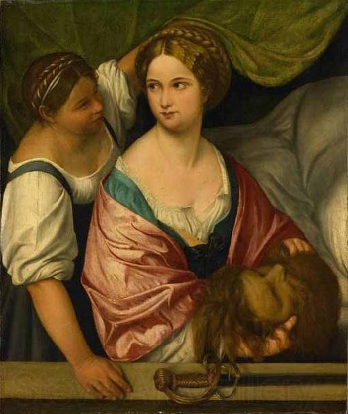 Il Pordenone Judith with the head of Holofernes. Norge oil painting art